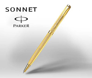 Bolígrafo  Chiselled Golden GT Slim