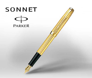 Pluma Fuente Chiselled Golden GT